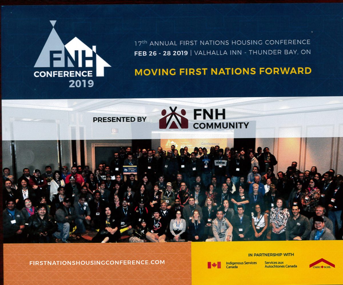 First Nations Housing Conference Working Group Commemorative Plaque WBAFN